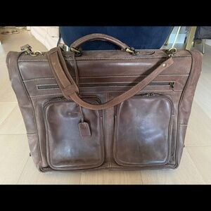 Billy Reid Leather Garment Bag